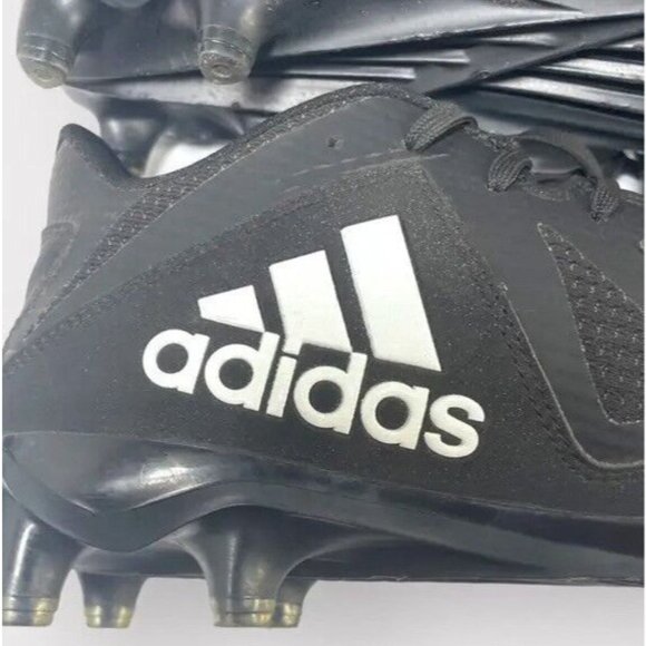 Adidas Freak Football Cleats Black & White Lace-Up Molded Studs Mens 10.5 - Picture 12 of 12